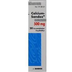 Calcium sandoz Sandoz 500 mg 20 stk