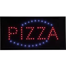 tofarvet LED-pizzaskilt