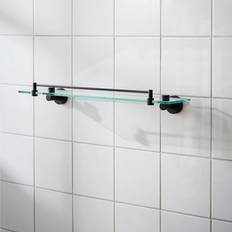 Glashylde badeværelse Hefe Glashylde Sort 50 cm