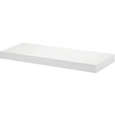 Maderas para terrazas Dolle Estante de pared Big Boy (L x An x Al: 44,5 x 20 x 3,7 cm, Blanco, Carga soportada: 15 kg)