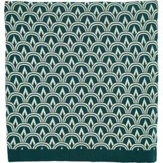Ted Baker Blankets Ted Baker Wave Geo Throw Blankets Green