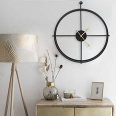 Iron Clocks vidaXL Iron Analog Living Wall Clock