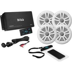 Amplifiers & Receivers Boss Audio Systems Bluetooth Amplifier and Speakers Package- 4 Speakers ASK904B.64