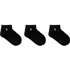 Stuckies 19/21 Barnkläder Stuckies Sneaker Socks 3-pack - Black