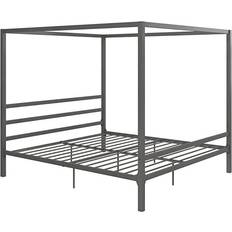 Modern platform bed frames DHP Modern Metal Canopy Platform