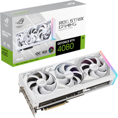 ASUS GeForce RTX 4080 Grafikkarten ASUS GeForce RTX 4080 ROG Strix OC White Edition 2xHDMI 3xDP 16GB