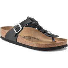 41 ½ Sandali Birkenstock Gizeh Oiled Leather - Black