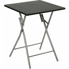 Hespéride Five mesa plegable negra 60X60X75CM