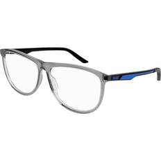 PU 0388O 004, including lenses, ROUND Glasses, MALE