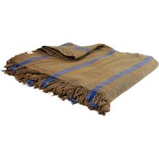 Ferm Living Yard Coperta Blu, Verde (180x180cm)