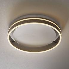 Paul Neuhaus Ceiling Flush Lights Paul Neuhaus Q-VITO Stainless Steel Ceiling Flush Light ∅ 40cm