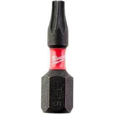 Milwaukee SHOCKWAVE TX15 25mm Impact Screwdriver Bit Box Pack of 25