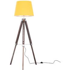 Yellow Floor Lamps MiniSun Clipper Tripod Floor Lamp