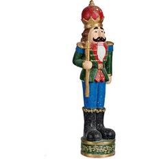 Red Figurines Decorative Green Nutcracker Polyresin 15 Figurine