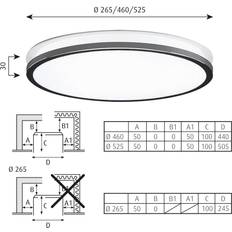 Louis Poulsen Illuminazione per Mobili Louis Poulsen Munkegaard Ø 46 cm Cromo/Satinato Illuminazione dell'armadio