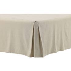 Suorakulmainen Valance Sheets Venture Design Helmalakana Kimmy Bed Skirt Beige