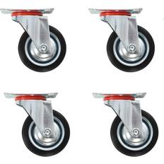 vidaXL 12 pcs Swivel Casters 75 mm