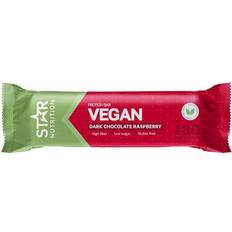 Star Nutrition Vegan Protein Bar Dark Chocolate Raspberry 55g 1 stk