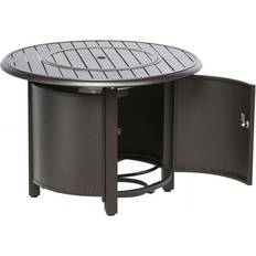 Garden & Outdoor Environment Alfresco Bay Ridge 36 Round Aluminum Propane Gas Fire Pit