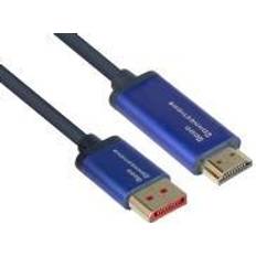 Alcasa DisplayPort 1.4 and HDMI 2.0 Cable 3 meter