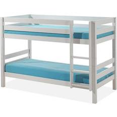 Wit Hoogslapers Scandinavian Choice Stapelbed Pino Wit 140 cm