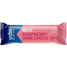 Star nutrition protein bar 55g Star Nutrition Rich Protein Bar Dark Chocolate Raspberry 55g 1 st