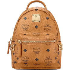 MCM Zaini MCM Stark Bebe Boo Side Studs Backpack - Cognac