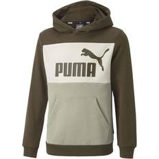 Puma ESS Block Hoodie - Deep Olive