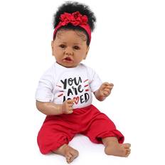 Black baby doll Reborn Baby Doll Black 50cm