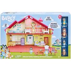 Dolls & Doll Houses Moose Bluey Heeler Family Home & Outdoor BBQ Set