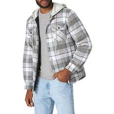 Wrangler Men Outerwear Wrangler Quilted Lined Flannel Shirt Jacket