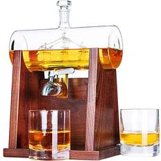 Crystal Glass Beverage Dispensers Jillmo Whiskey Beverage Dispenser 6