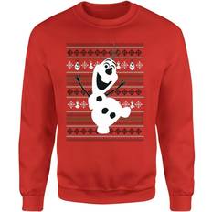 Olaf gosedjur Disney Frozen Christmas Olaf Dancing Red Christmas Jumper L