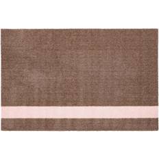 Tica Copenhagen Tæpper Tica Copenhagen Stripes Tæppe Rose Pink, Beige