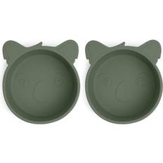 Vihreä Lautaset ja Kulhot Nuuroo Alex deep plate 2-pack Dusty Green