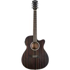 Washburn Deep Forest Ebony Ace Acoustic-Electric Guitar Natural Matte