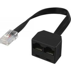 Rj 45 splitter InLine RJ-45 8P4C splitter 2 vejs