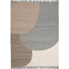 Linie Design Eik gulvtæppe 140x200 Brun, Beige, Grå, Pink cm