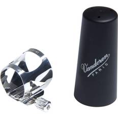 Vandoren LC731APC Optimal Ligatur och plastmössa, passar Bb Clarinet (silverpläterad)