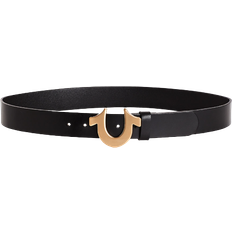 True Religion Horseshoe Buckle Belt - Gold Metal