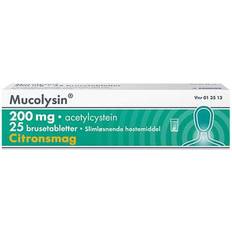 Mucolysin Citron 200mg 25 stk Brusetablet