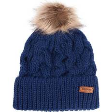 Blue Beanies Barbour Penshaw Cable Beanie