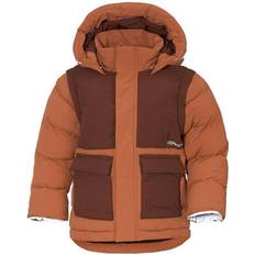 Didriksons Dunjackor Didriksons Kid's Ante Puffer Jacket - Acorn Brown (504458-524)