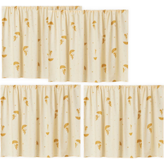 HoppeKids Gula Gardiner HoppeKids Ole Lukoie Curtain for Half High Bed Yellow