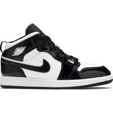 Nike Air Jordan 1 Mid SE PS - Black/White/Black