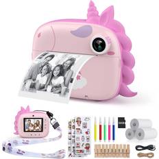 Kids Instant Print Camera Pink
