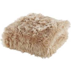 Brune Sengetepper Beliani Faux Fur 200 Light Sengeteppe Brun (200x200cm)