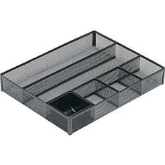 Eldon Rolodex Metal Mesh Deep Desk Drawer Organizer, Six 11.88 X