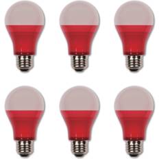 Light Bulbs Westinghouse Lighting 40-Watt Equivalent Red Omni A19 LED Party Light Bulb (6-Pack)