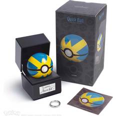 Toys Grupo Erik Quick Ball Authentic Die-Cast Replica Pokemon Collectible- Realistic Electronic Sounds and Lights- Includes Poke Ball, Lit Display Case, Auth Hologram by The Wand Company- Officially Licensed Pokeball